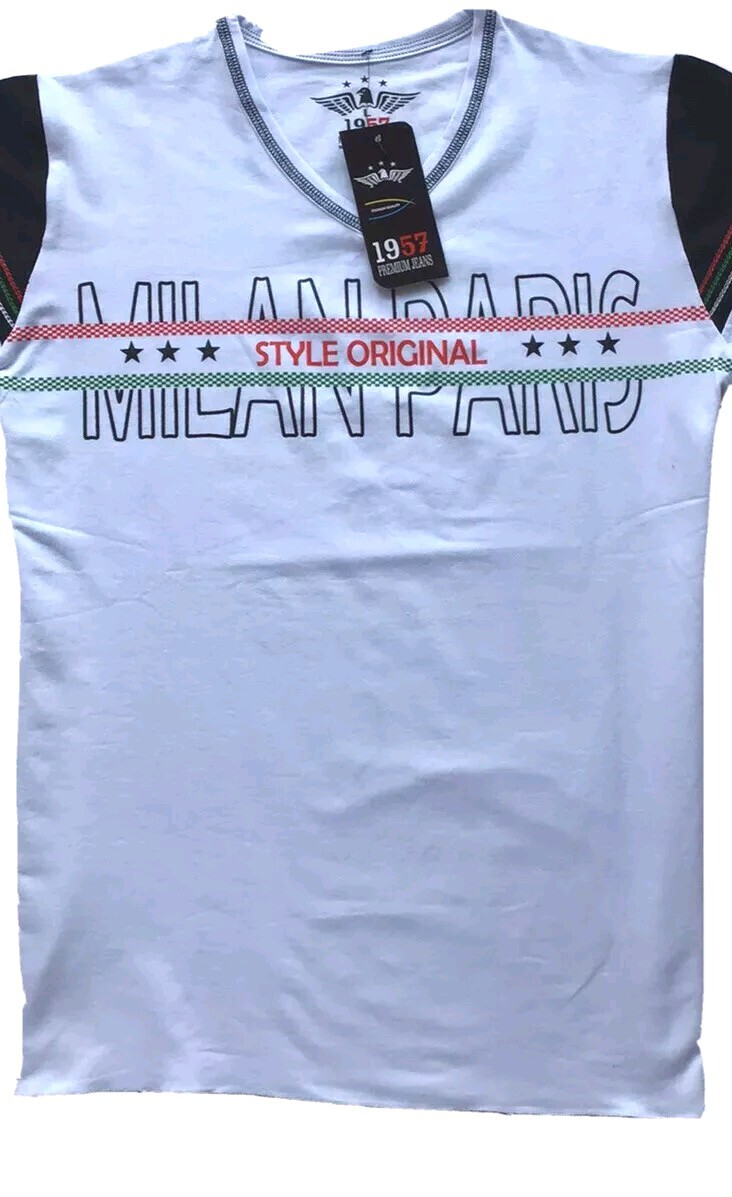 . Men's 1957 Cotton T Shirt,Italian Style,Slim Fit,Stretch S M XL….D2. gallery