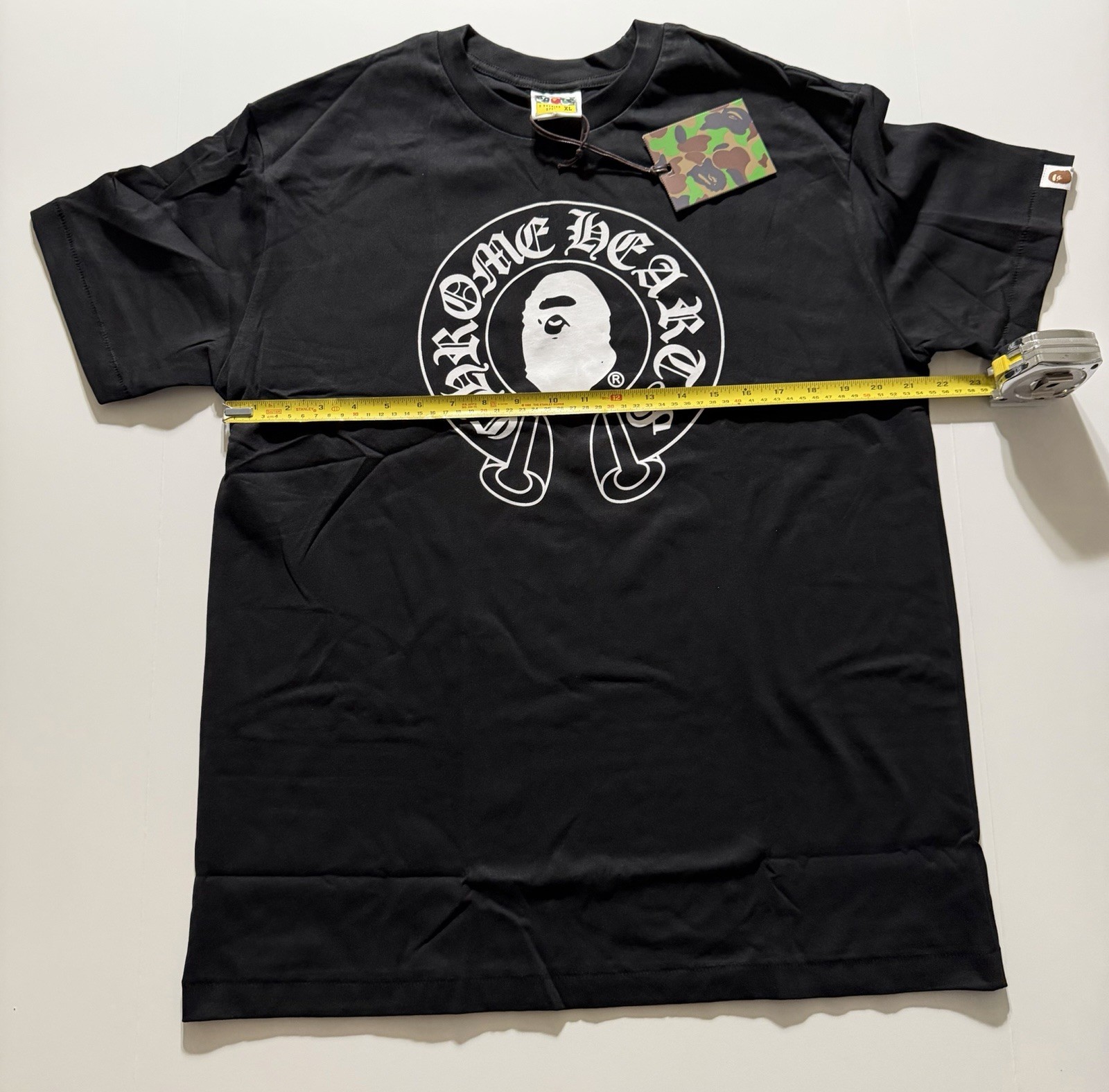 BAPE By A Bathing Ape T-Shirt Size XL Black Brand New With Bag Fast Shipping gallery