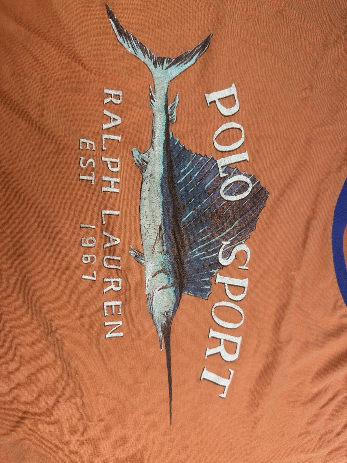 90s POLO RALPH LAUREN Vintage Marlin Fishing Sportsman T-SHIRT Men’s Size L gallery