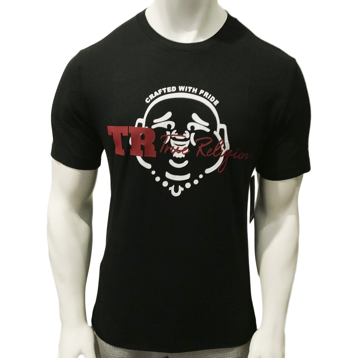 NWT TRUE RELIGION MSRP $59.99 MEN’S BLACK CREW NECK SHORT SLEEVE T-SHIRT S M XL