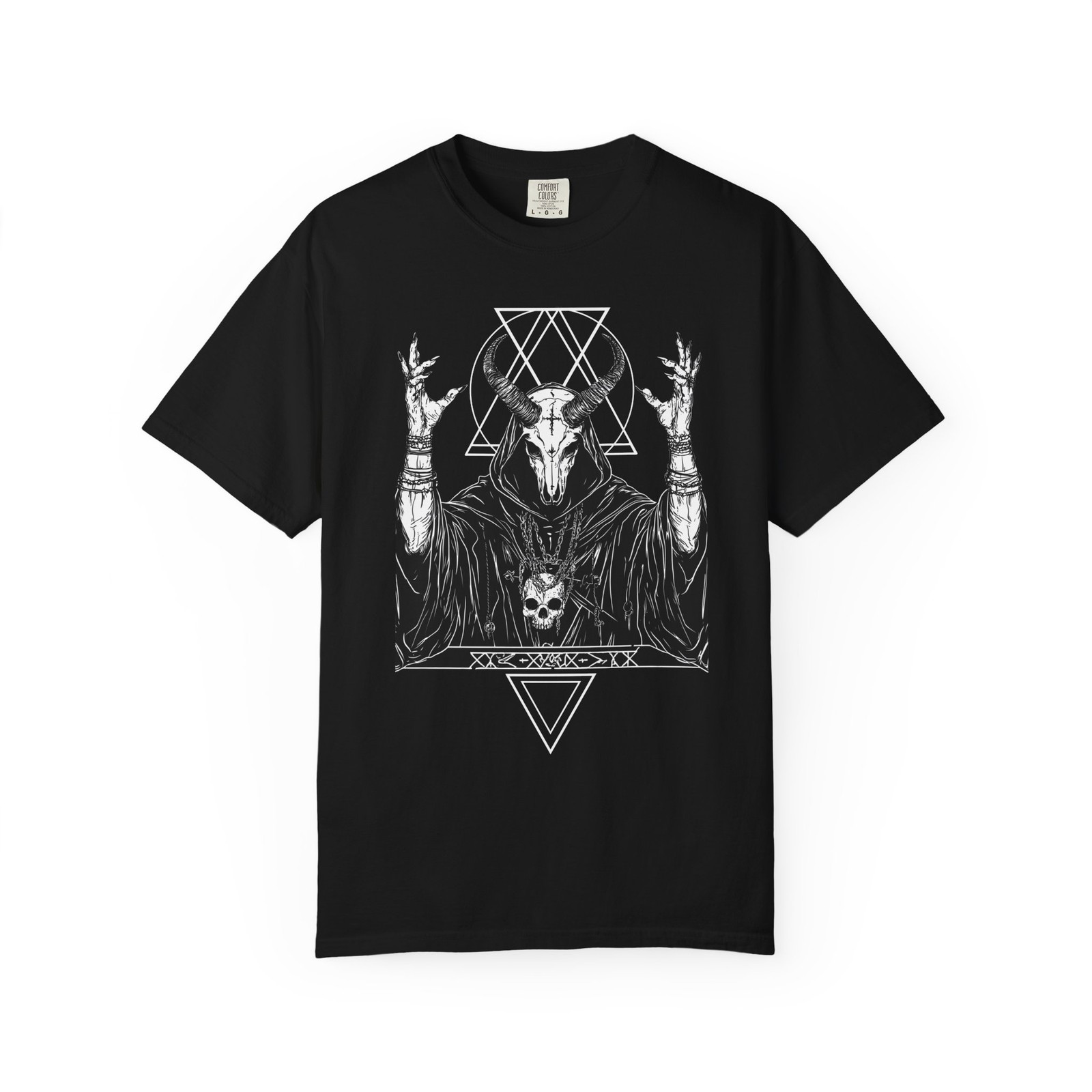 Occult Goth Graphic T-Shirt Punk Grunge Graphic Tee Alternative Streetwear Shirt