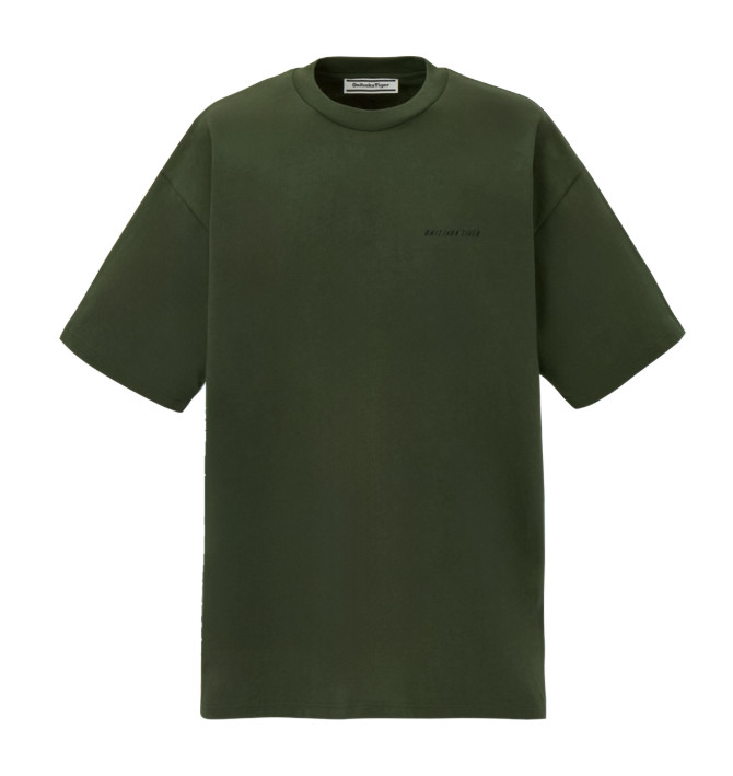 Onitsuka Tiger Oversized Graphic T-Shirt Unisex Lifestyle Tee Khaki 2183B624-200 gallery