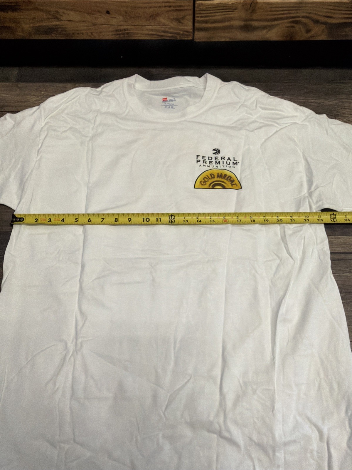 Vintage Federal Ammunition Smok’ Em Like Never Before Double Sided T-Shirt XL gallery