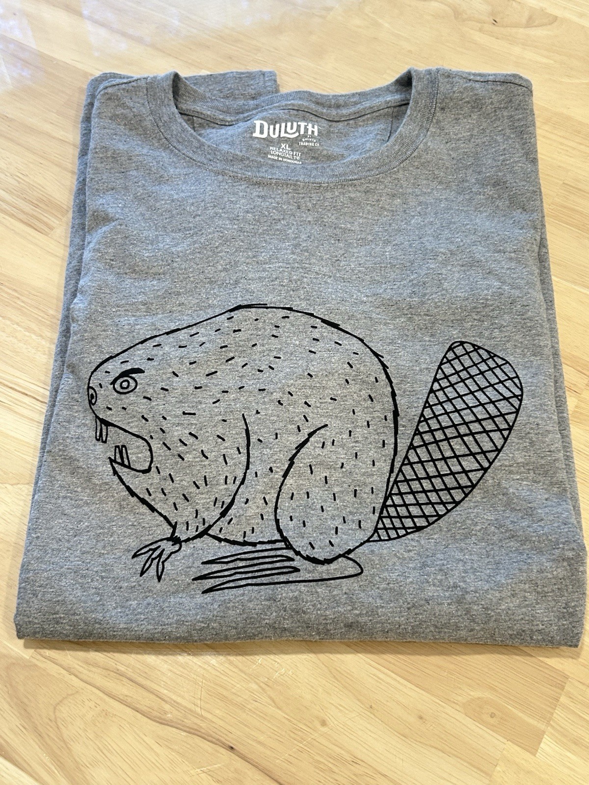 Duluth Men's Long Sleeve Beaver Crew Neck Shirt Size XL gallery