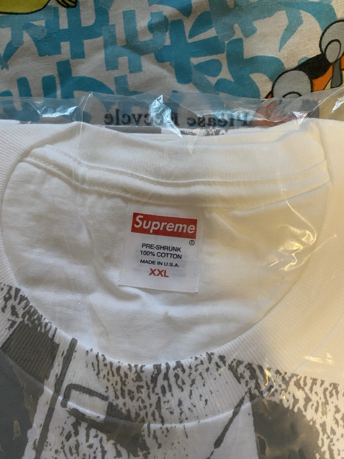 Supreme Collage Tee White 2XL XXL SS24 Streetwear Photo Women's History Museum gallery