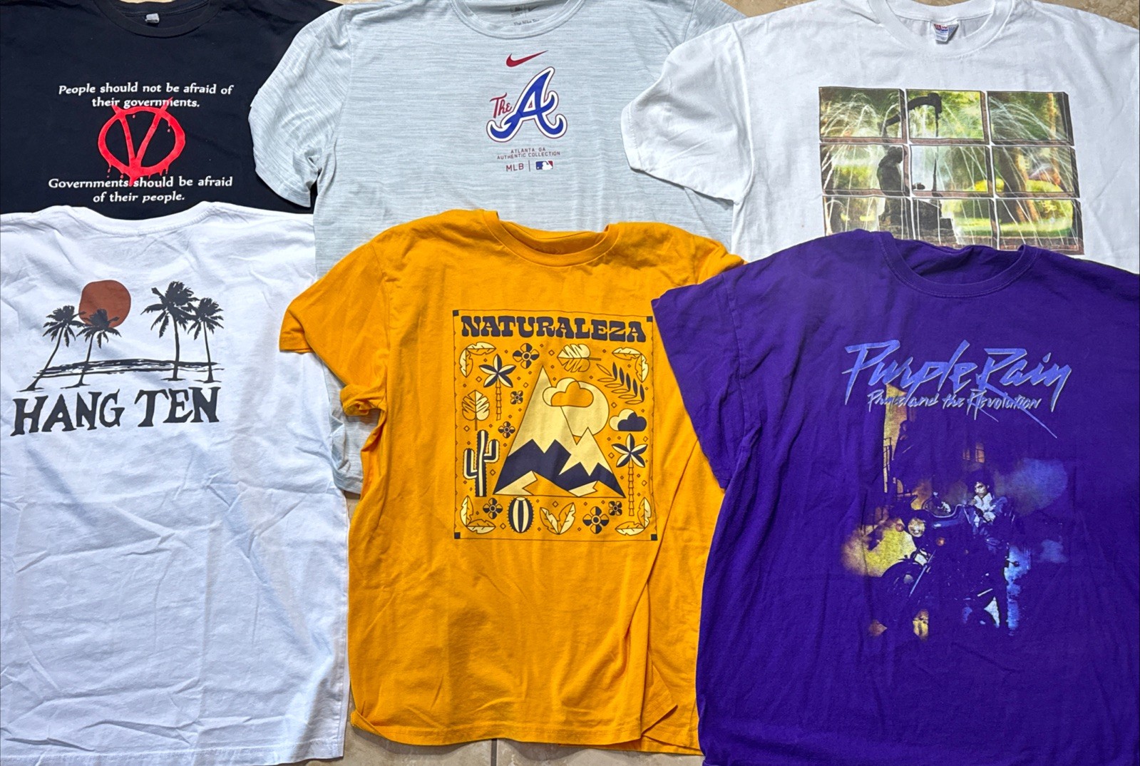 (48 Pc) Random Lot of Graphic TShirts Mixed All Sizes USA Brands Vintage Sports gallery