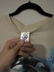 Y2K Seaworld Tee In Tan With Small Imperfections As Shown Adult Medium