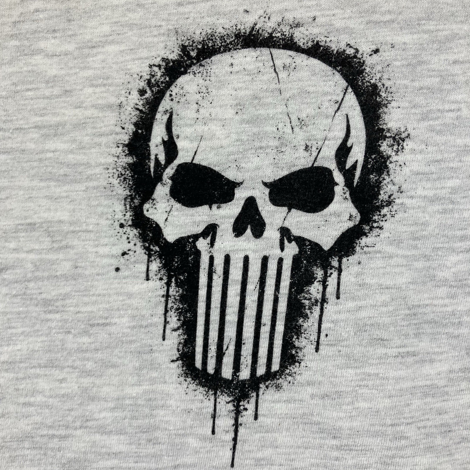 Mens Howitzer Gray T-Shirt Large American Patriot Thin Lightweight Heather Gray gallery