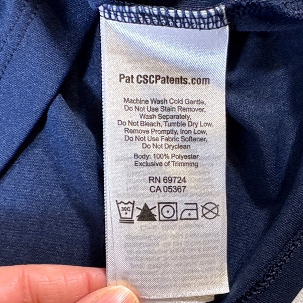 Columbia Navy Omni-Freeze Zero Performance Shirt Men's Large Cooling Tee gallery