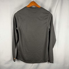 Omni Wool Base Layer Shirt Mens Small Black Wool Blend Crew Neck Long Sleeve