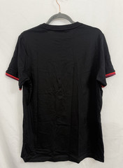 Psycho Bunny Apple Valley Black Red Embroidered T-Shirt Mens Size 5 Medium