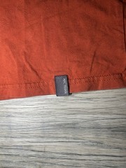 Arc’teryx Men’s Orange Long Sleeve Crew Neck Tee Size L Small stain on sleeve