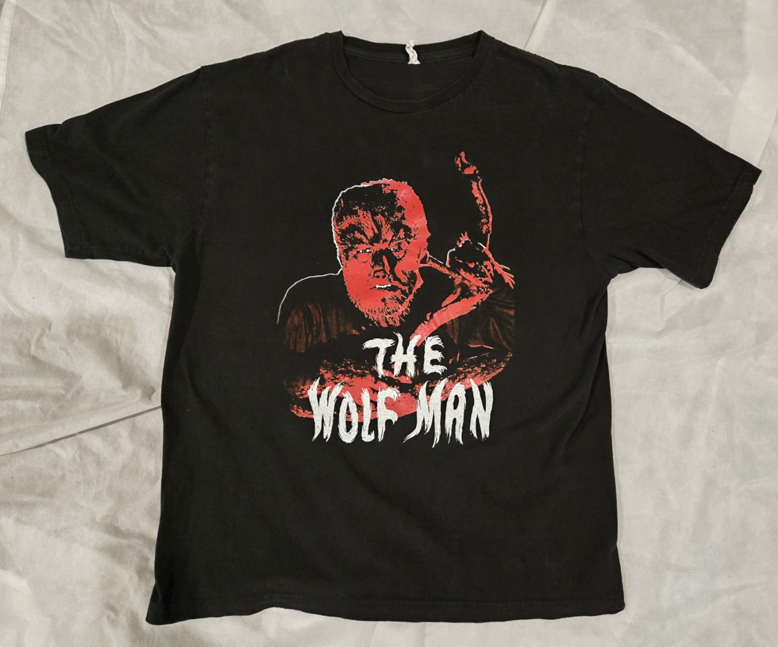 Wolf Man T-Shirt Size XL Pet And Smoke Free Home