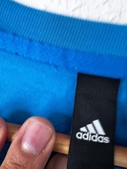Adidas Men’s Essential Logo T-Shirt – Blue – Size M – Cotton – CZ7511