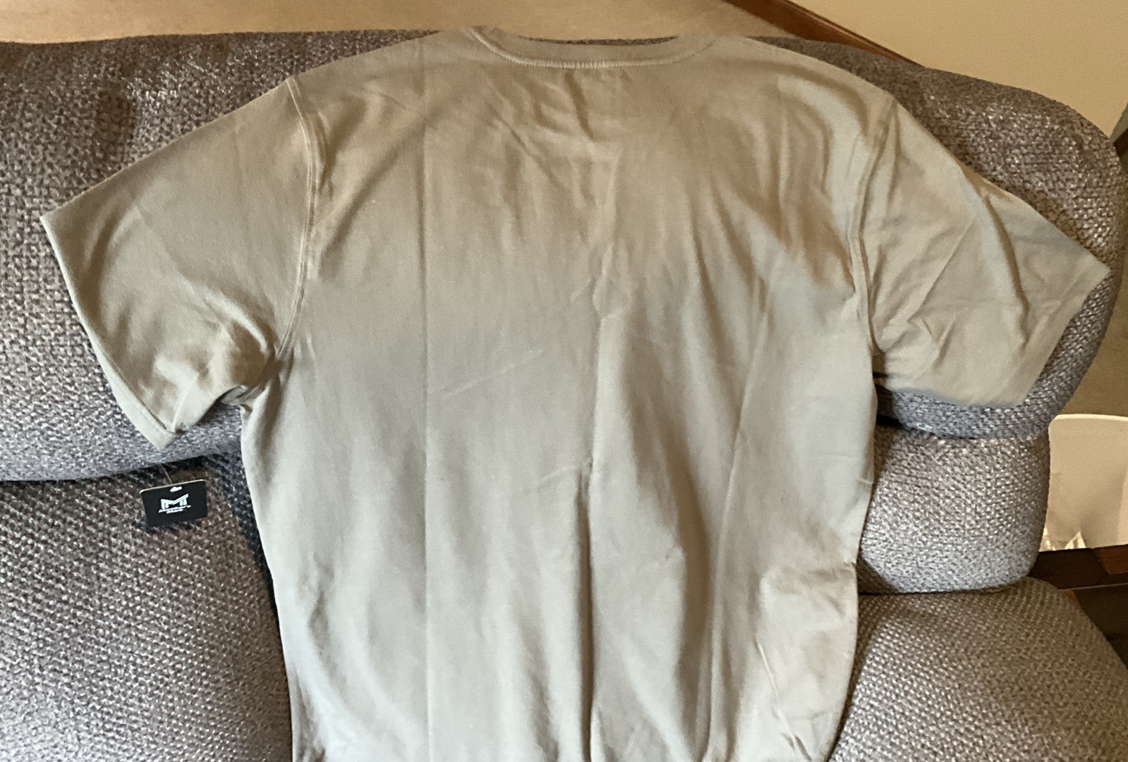 Member's Mark Men’s Crewneck Short Sleeve Tee Khaki Size Medium NWT gallery