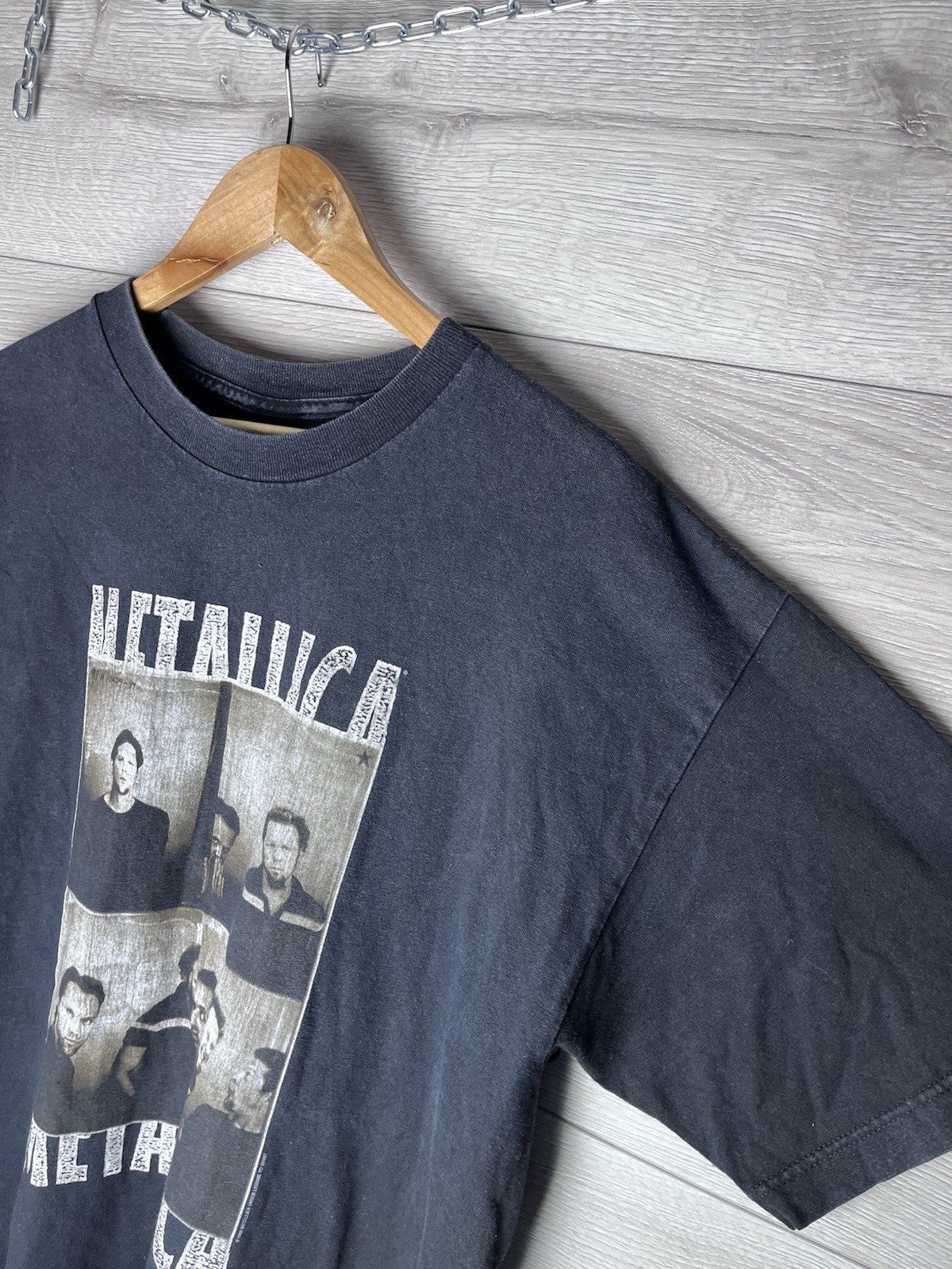 Vintage mens t-shirt Metallica 1999s merch size xl made in USA gallery