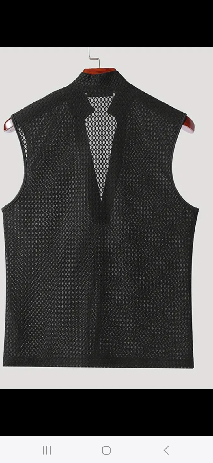 Men's Breathable Mehs Tank Top QUICK Drying Slight Stretch V-neck Sleeveless... gallery