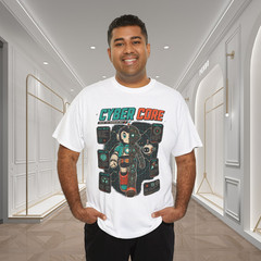 Cyber Core Robot Cutaway Retro Sci-Fi Graphic T-Shirt