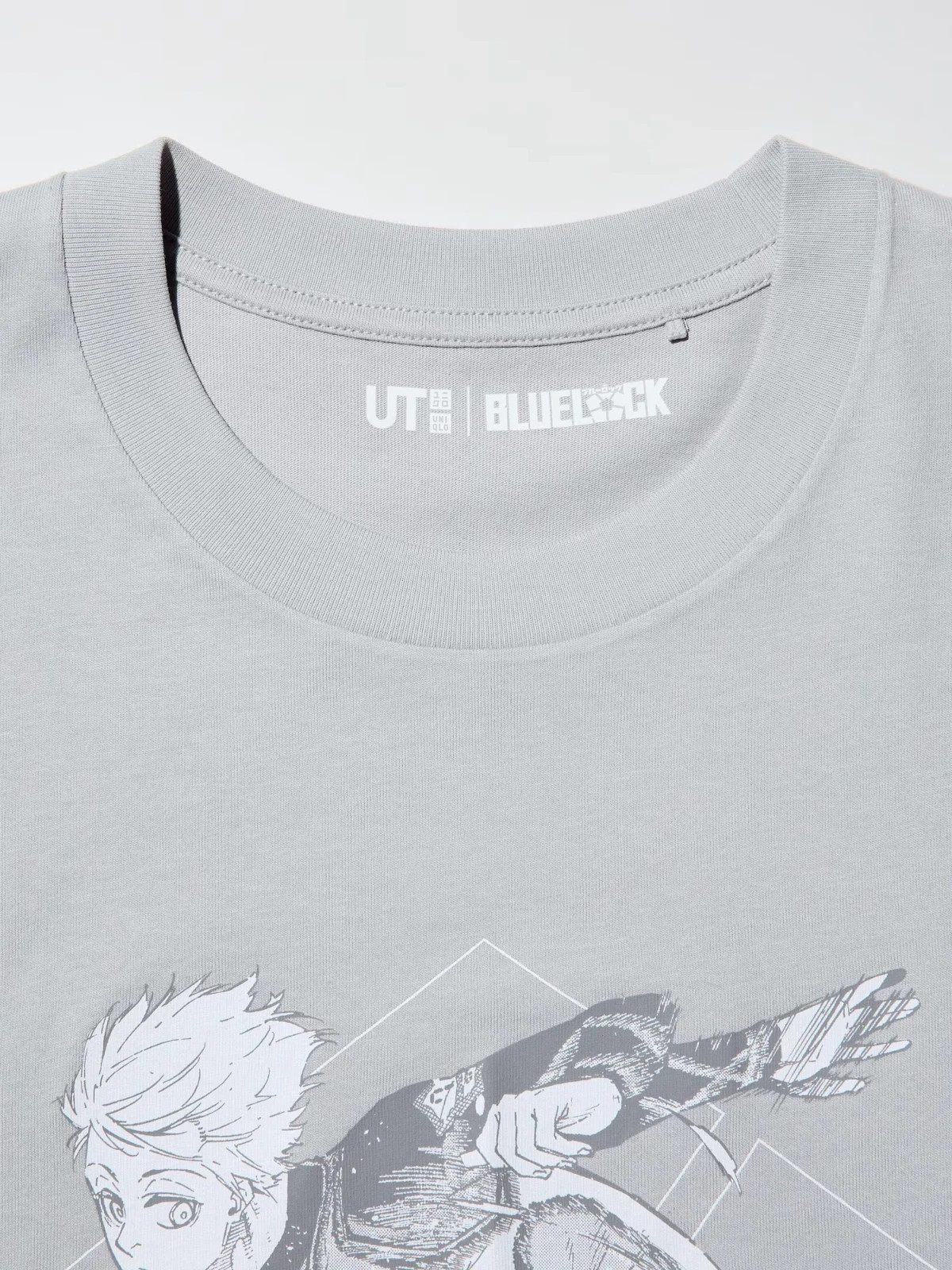 Manga UT UNIQLO T Shirt gray blue lock anime Japan XL L M S Large Medium gallery