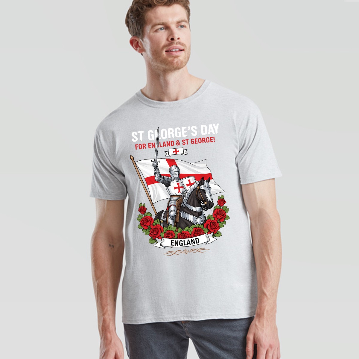 St Georges Day Outfit Idea Unisex Knight Horse Saint George Tshirt gallery