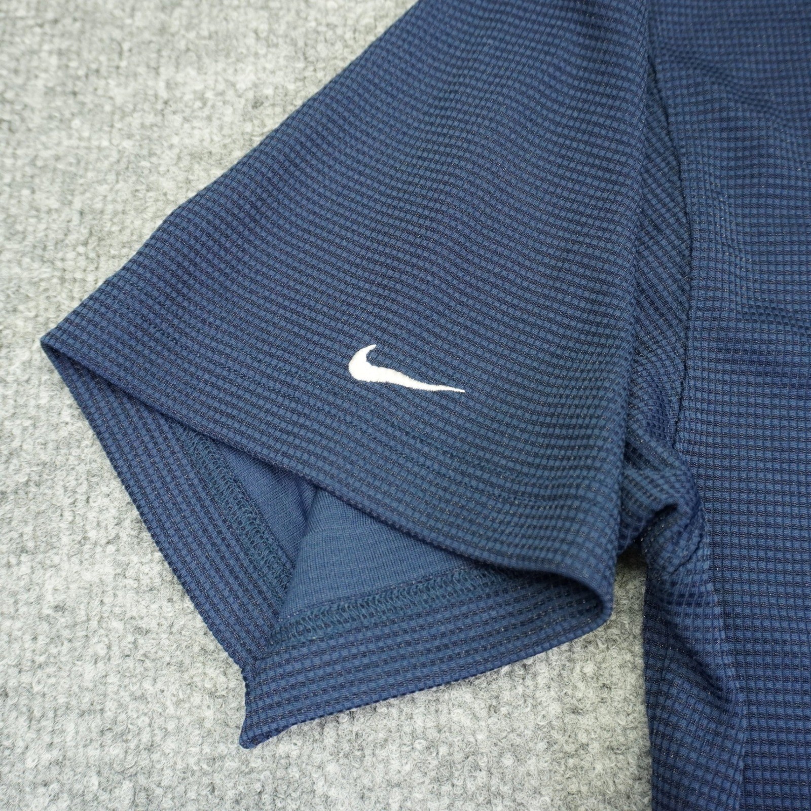 Vintage Nike Center Swoosh Men 3XL Navy Blue T Shirt 2000s Silver Tag Y2K gallery