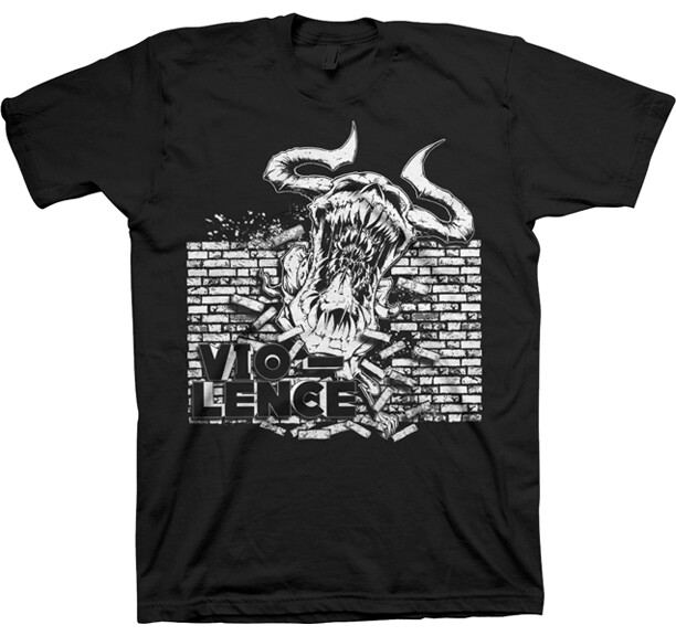 Vio-Lence Vio Demon Horns Violence Thrash Metal Band Music Rock Shirt VIO-1003