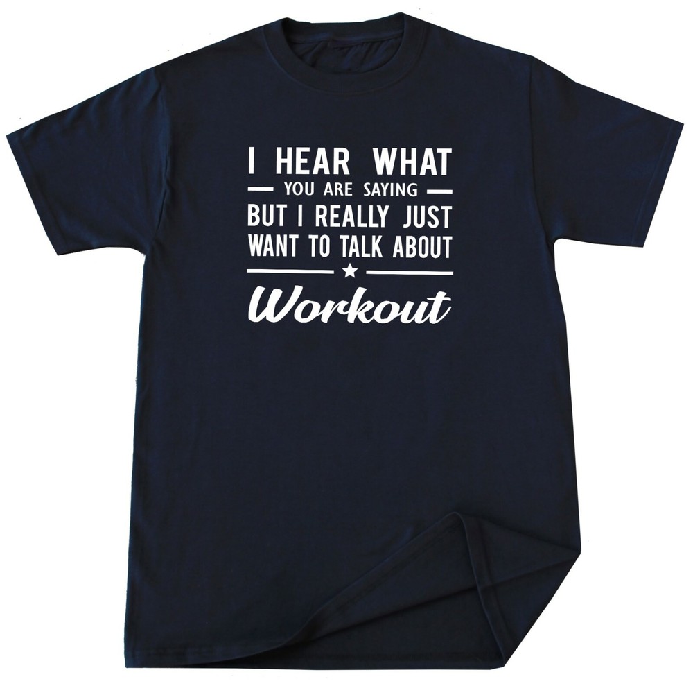 Workout Lover T-shirt Gym Weightlifting Training Funny Exercise Shirt