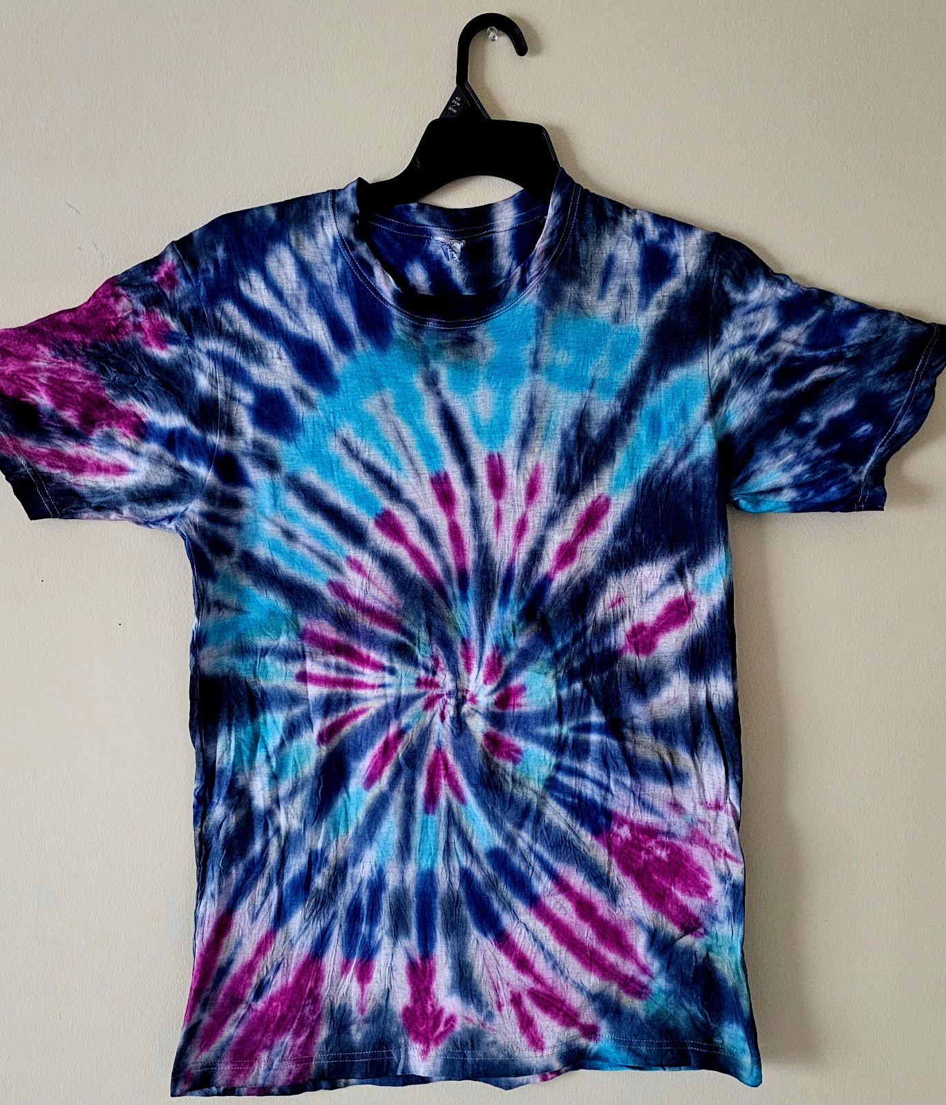 Multi Color Spiral Mens T-Shirt Blank Tye Dyed Tee Spiral New gallery