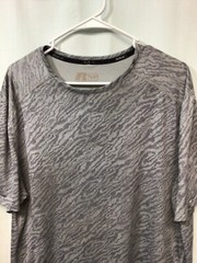 Russell Dri-power 360 Gray XL Poly Blend T Shirt T4