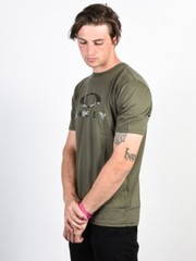 Oakley Mens PC Stealth II Tee Short Sleeve T-Shirt Dark Brush Size Large New