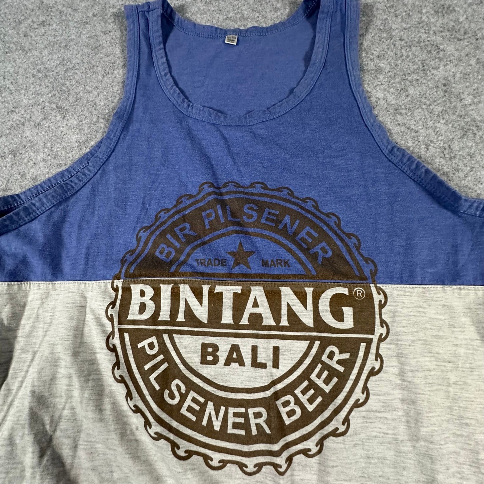 Bali Mas Bintang Bali Tank Top One Size Multicolor Mens Beer Graphic Sleeveless gallery