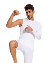 Basketball Compression Shirt for Men Arm Long Sleeve Athletic Shirts Sport Wo…
