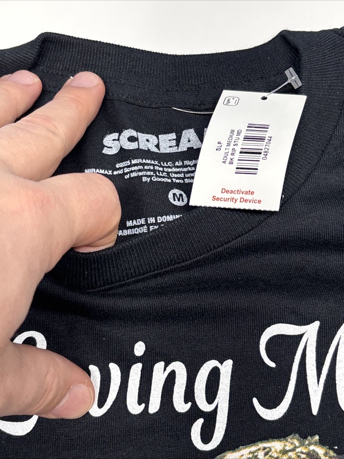 In Loving Memory STU MACHER Shirt -Scream Funny Spencer’s Adult Medium gallery