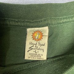 Grateful Dead Green Tye Dye Vintage Shirt Hand Dyed By Sun Dog Graphic Tee Sz L