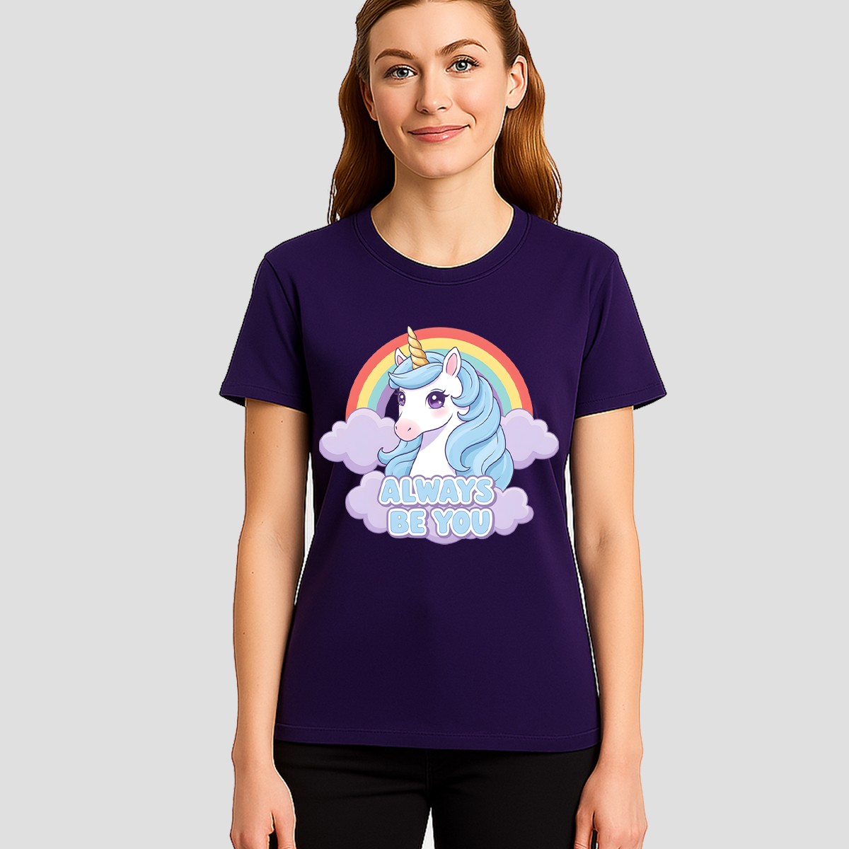 Always Be You Mens T-Shirt Funny The Unicorn Film Comedy Movie Unisex Tee gallery