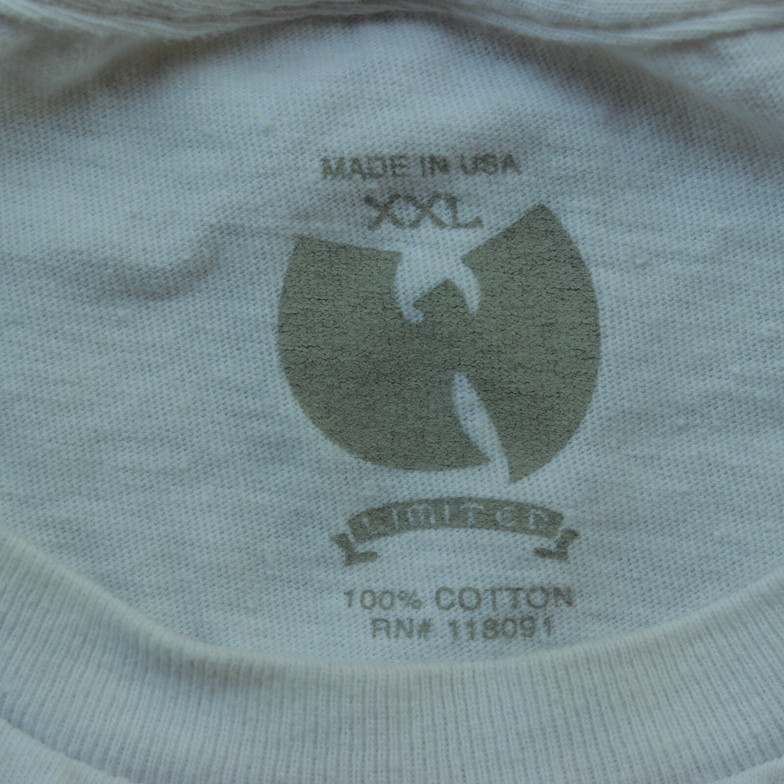Wu-Tang Clan Limited Rap Tee T Shirt "Nuthin Ta F' With" Shaolin Made USA Sz XXL gallery