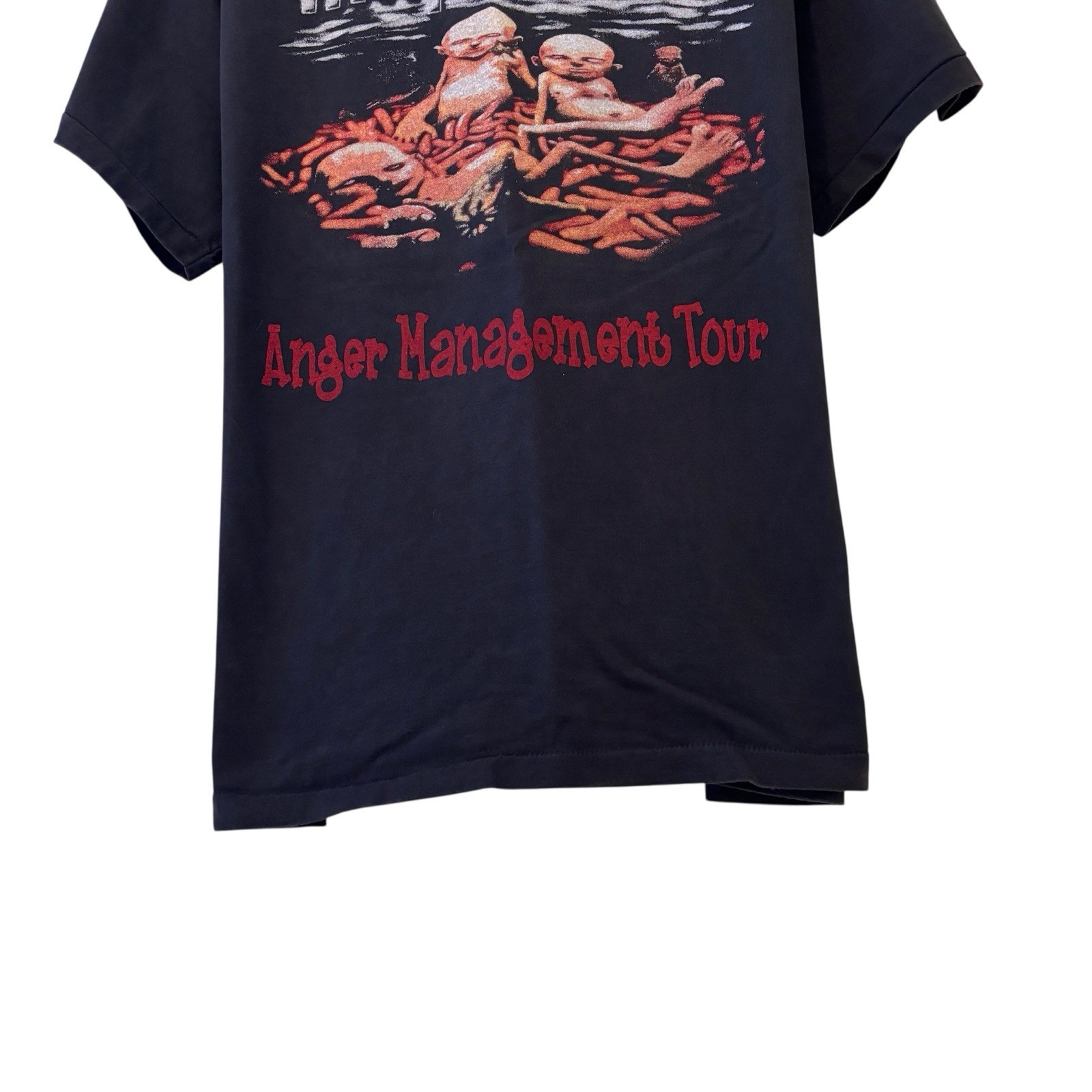 Limp Bizkit Anger Management Tour Eminem Papa Roach Tour T-Shirt Reprint XL gallery