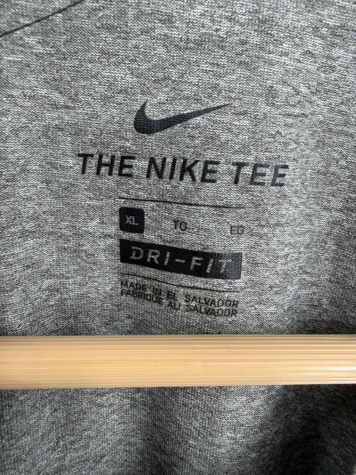 NEW Nike Shirt Mens XL Gray Arrowheads Lacrosse Dri-Fit The Nike Tee Swoosh Logo gallery
