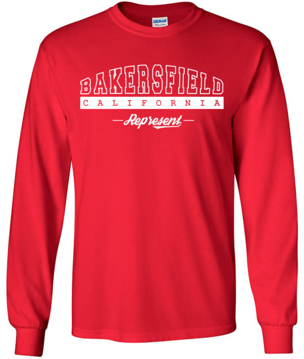 Bakersfield California State T-Shirt Long Sleeve Graphic Tees Unisex Apparel gallery
