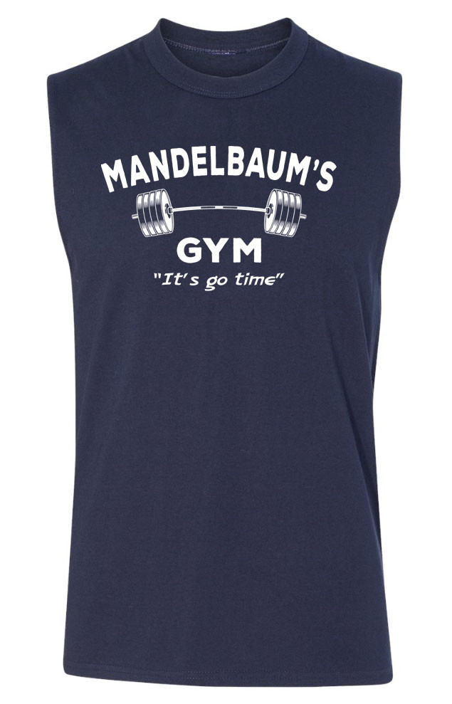 MANDELBAUM'S Gym SLEEVELESS T-shirt - Seinfeld Kramer Contanza Funny gallery
