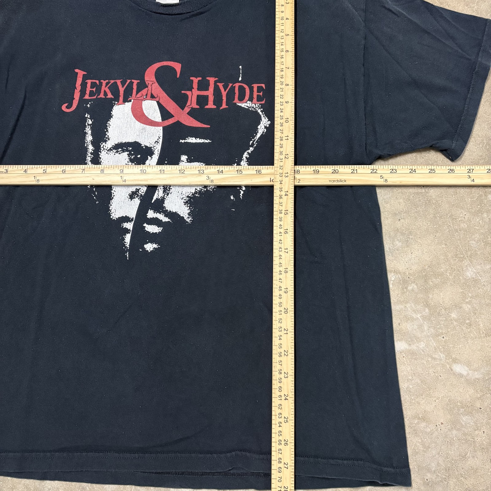 Jekyll & Hyde Musical Men's Black T-Shirt Size XL 90s 2000’s Fruit of the Loom gallery