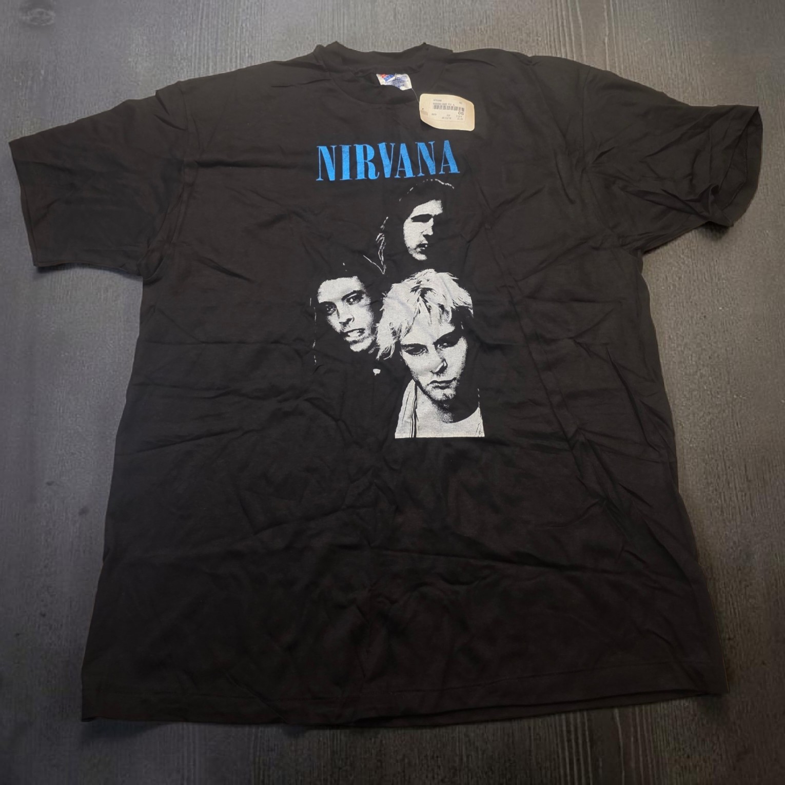 GRAIL Nirvana Band Pic Tee Hanes Size XL 1994 DEAD STOCK W/ Tags Never Worn RARE gallery