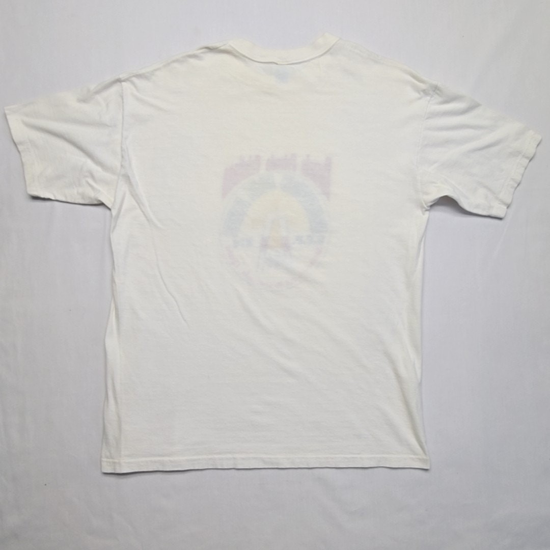 Vintage Rayos De Luz Graphic Tee 1st Grade Christian School White XXL Shirt 90s gallery