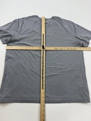 Eddie Bauer Shirt Mens XL Gray Solid Tagless Cotton Blend Tee Crewneck