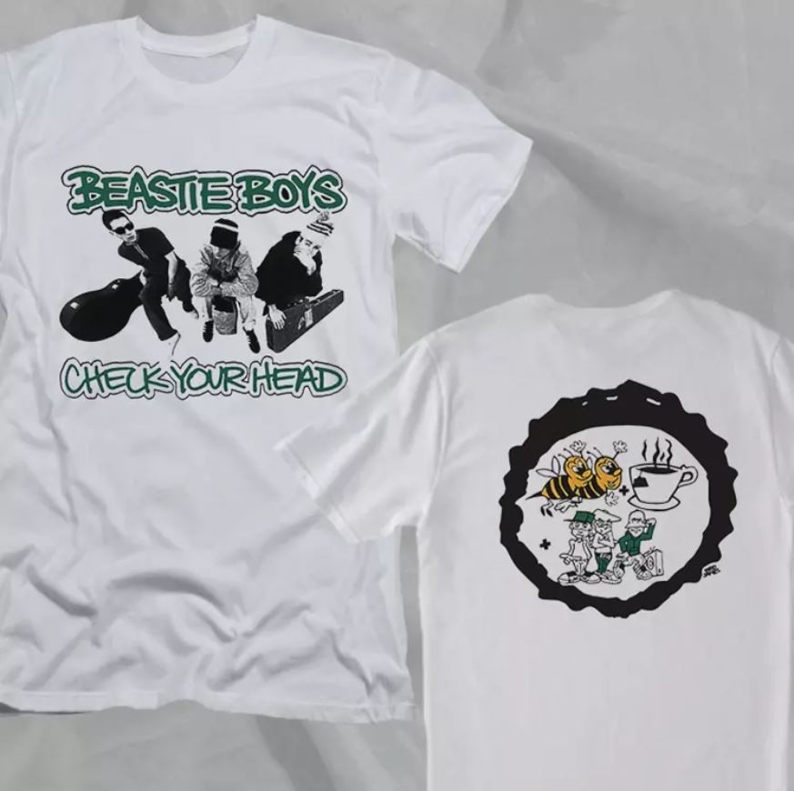 Beastie Boys Band Check Your Head Retro Style Double Sided T-Shirt gallery