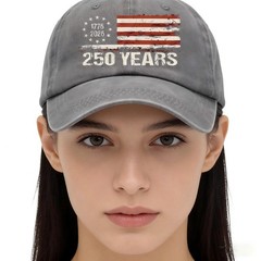 250th Anniversary USA Hat, Adjustable 250th Anniversary USA Retro Baseball Hat