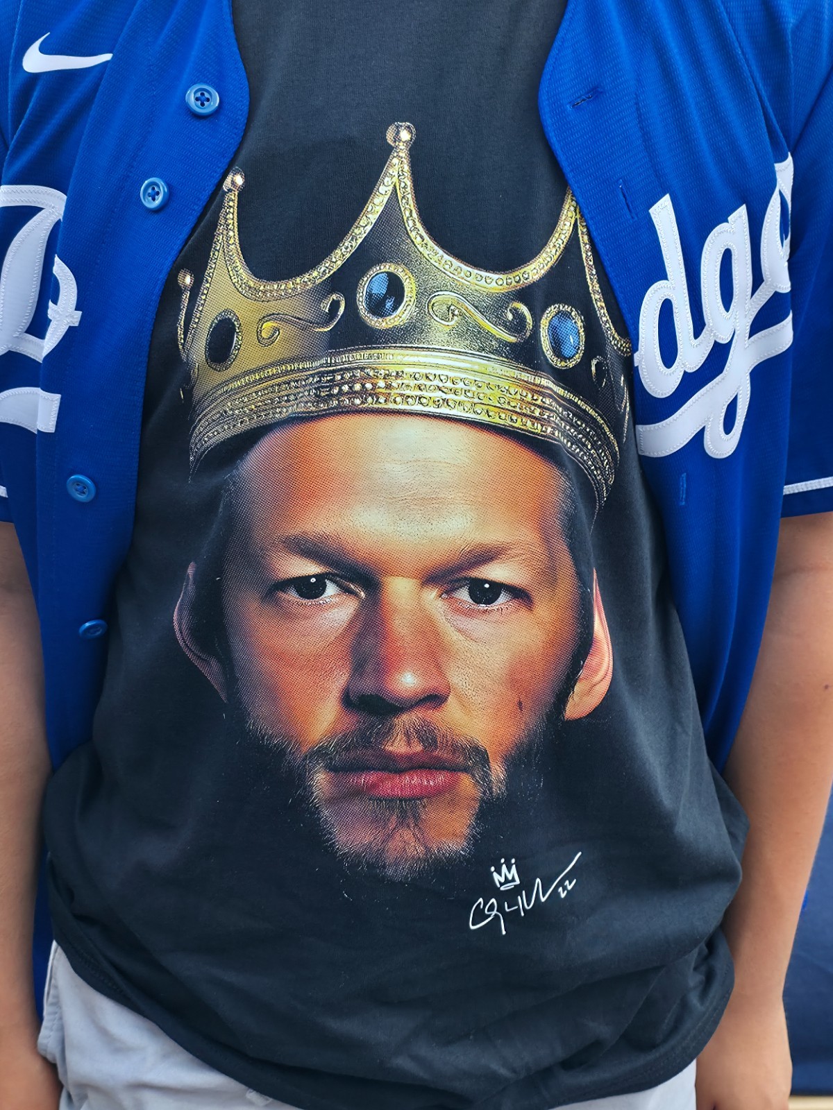 Clayton Kershaw Dodgers 3000 Strikeouts T-Shirt | LA Baseball Tribute Tee Men’s gallery