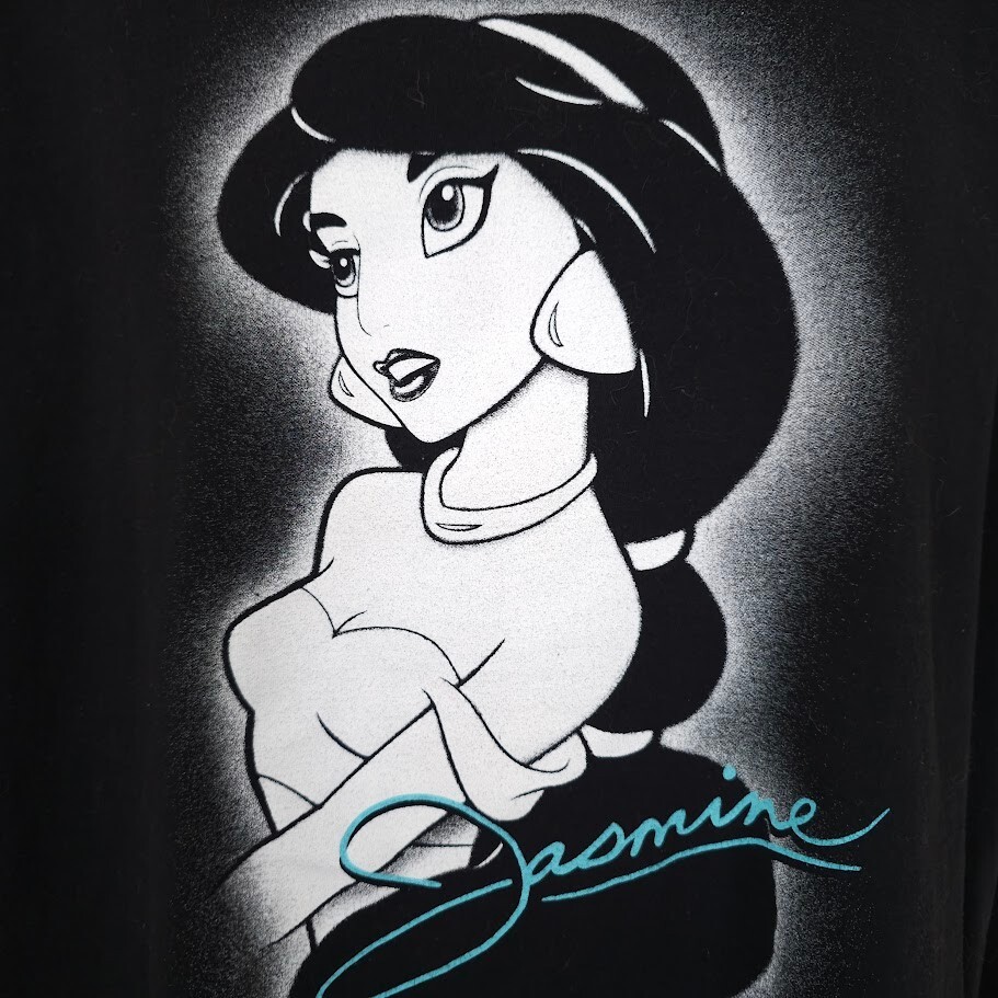 Jasmine Aladdin T Shirt Mens Size XL Black Disney Movie Character gallery