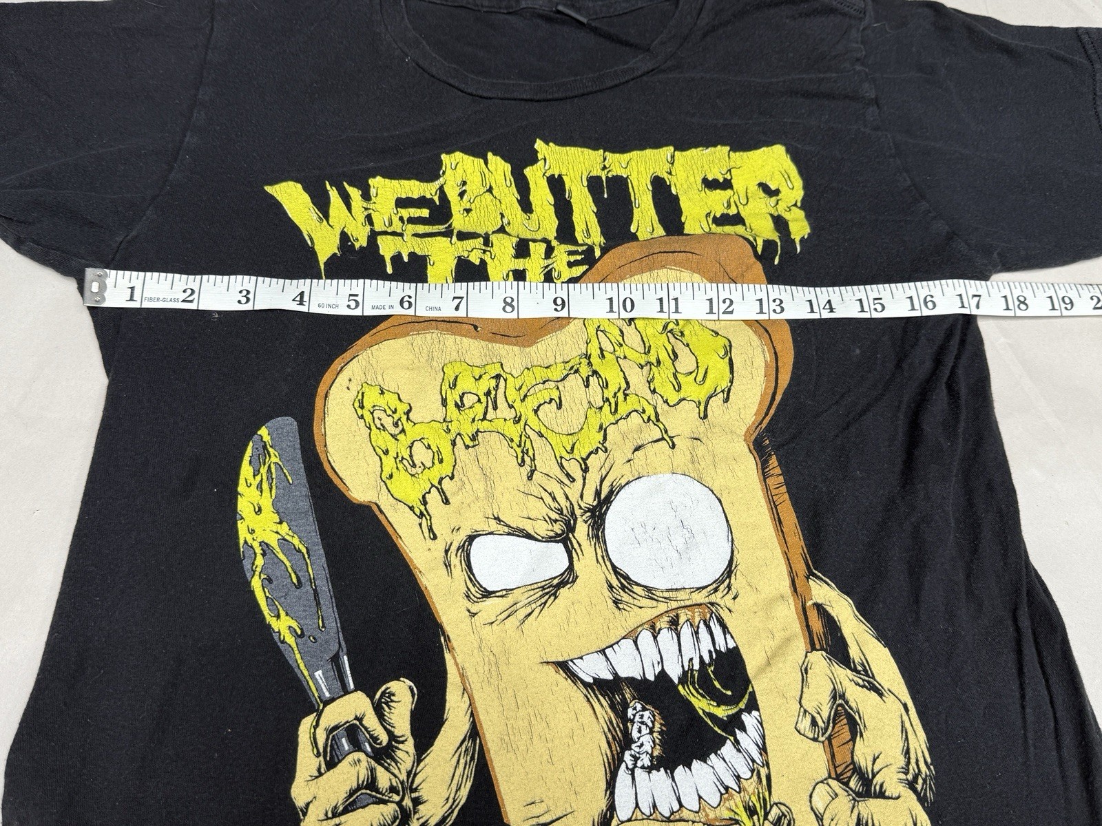 We Butter the Bread With Butter Vintage Band t-shirt Graphic Print Rare Small gallery