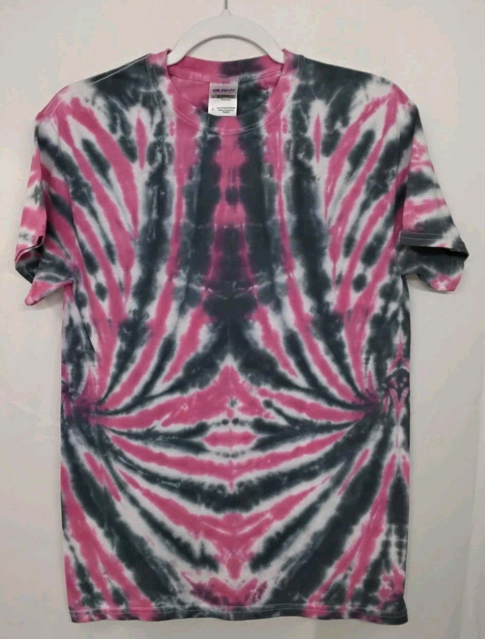 New Tie Dye Men’s T-Shirt Pink Adult Small Multicolor Summer